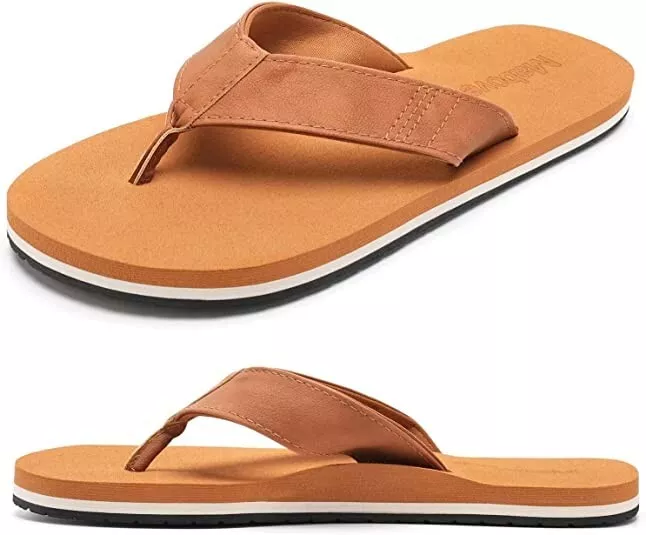 Mabove Flip Flops Mens Comfortable BEACHWEAR with Arch Support