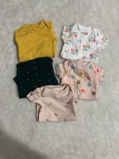 Gerber, Carters Baby Girl's Bodysuits Bundle Of 5 Size NewBorn