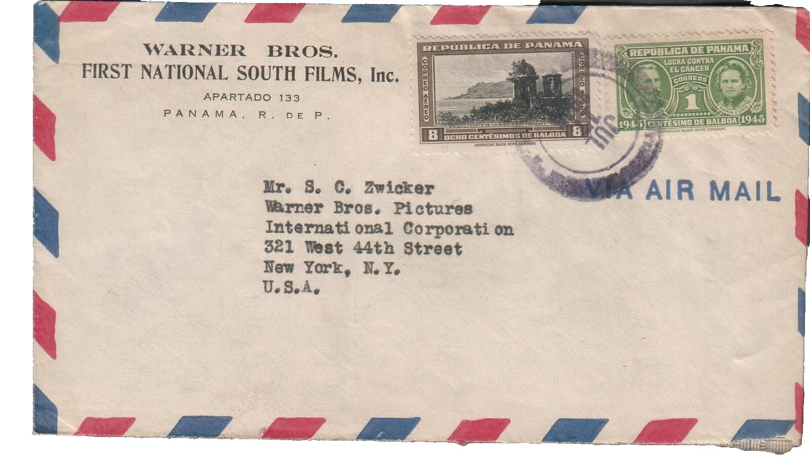 WWII Panamanian Stamps