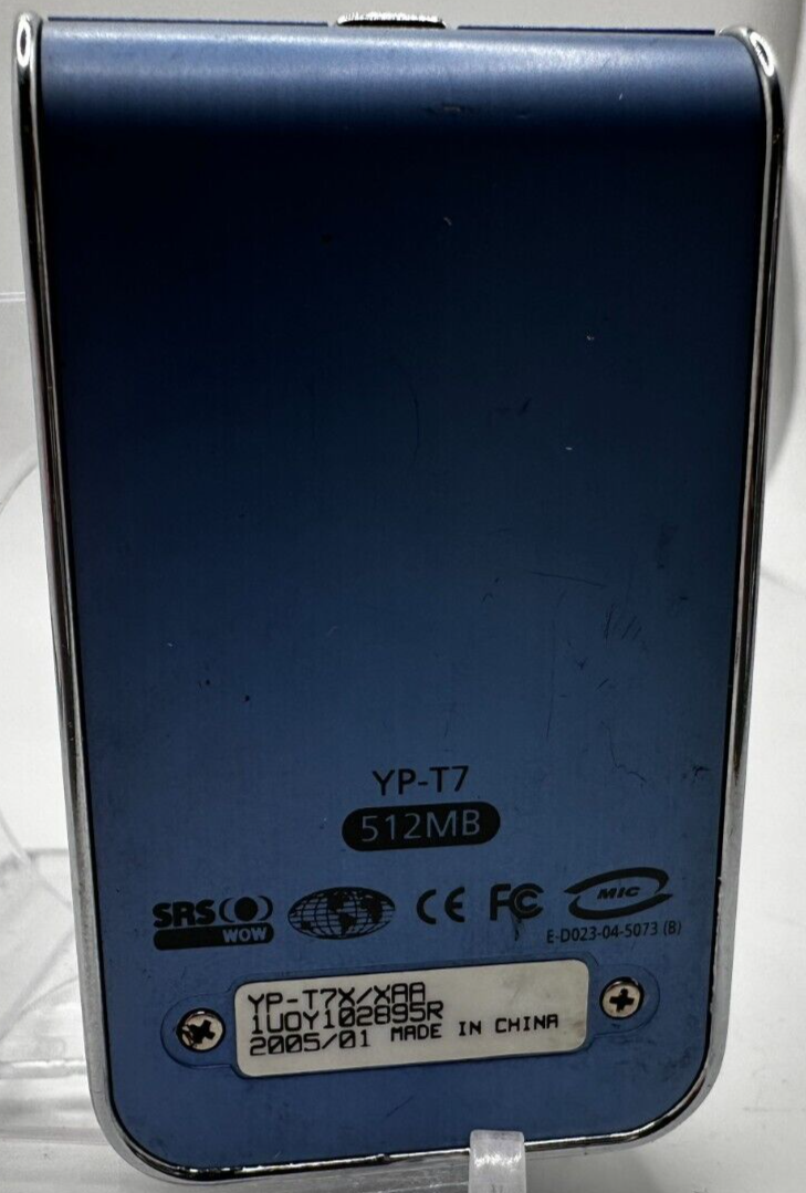 USED Samsung (YPT7) Digital Audio Player Mp3 Player, Fm Radio