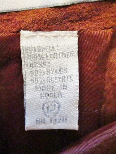 Vintage Lord and Taylor Chocolate Brown Suede Pencil / Straight Skirt, Size 12 - Picture 8 of 11