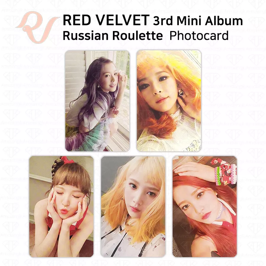 US SHIPPING RED VELVET 3rd Mini Album [Russian Roulette]  CD+Photobook+Photocard