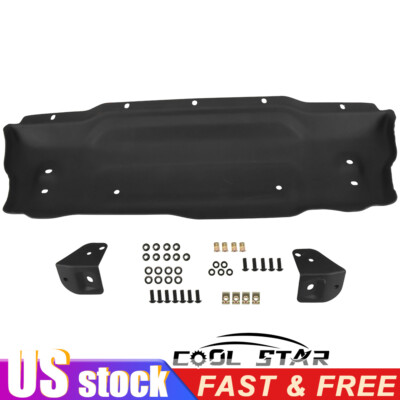 Front Bumper Skid Plate Fit For 2018-2024 Jeep Wrangler JL / Jeep Gladiator JT