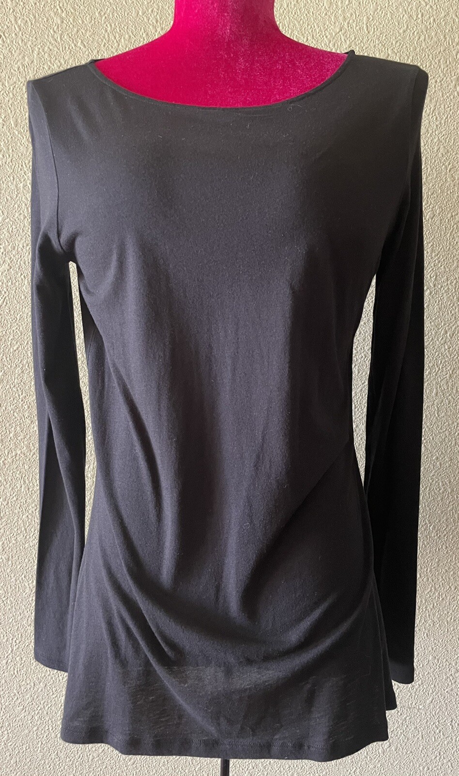 Pendleton Pullover Basic Tee Black Cotton Womens … - image 1