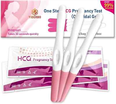 Yiderbo One Step HCG Pregnancy Test (Colloidal Gold) 3 Pk
