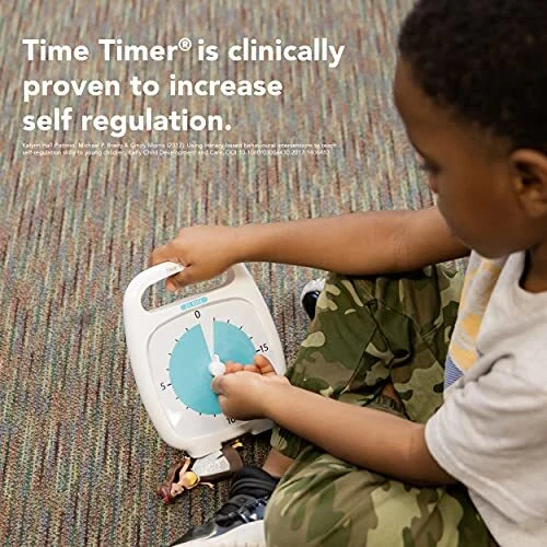 PLUS 20 Minute Desk Visual Timer — Countdown Timer with Portable Handle for C... - Image 3 of 4