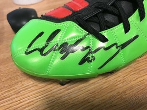 signed football boots
