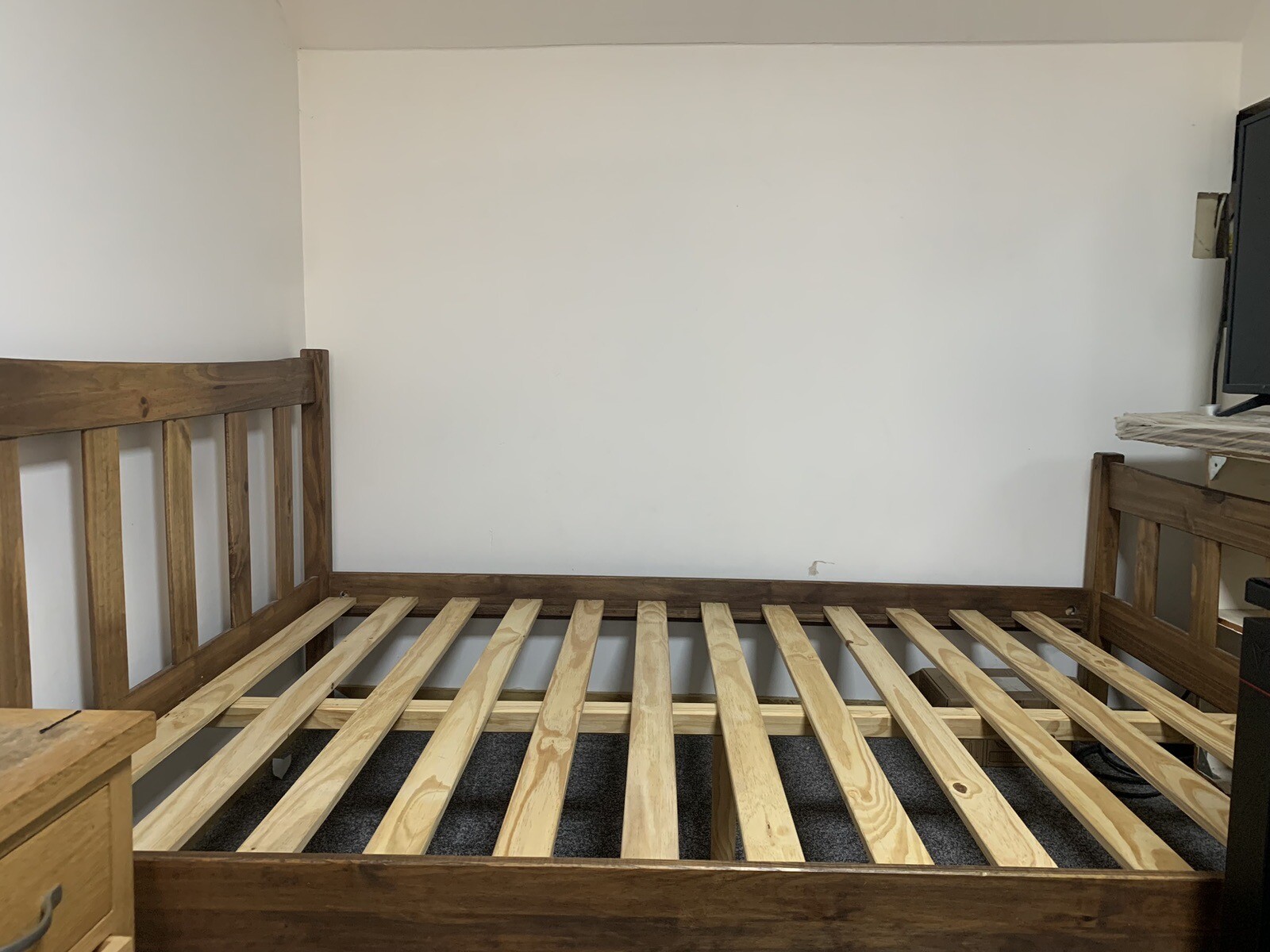 double bed and mattress wood used eBay