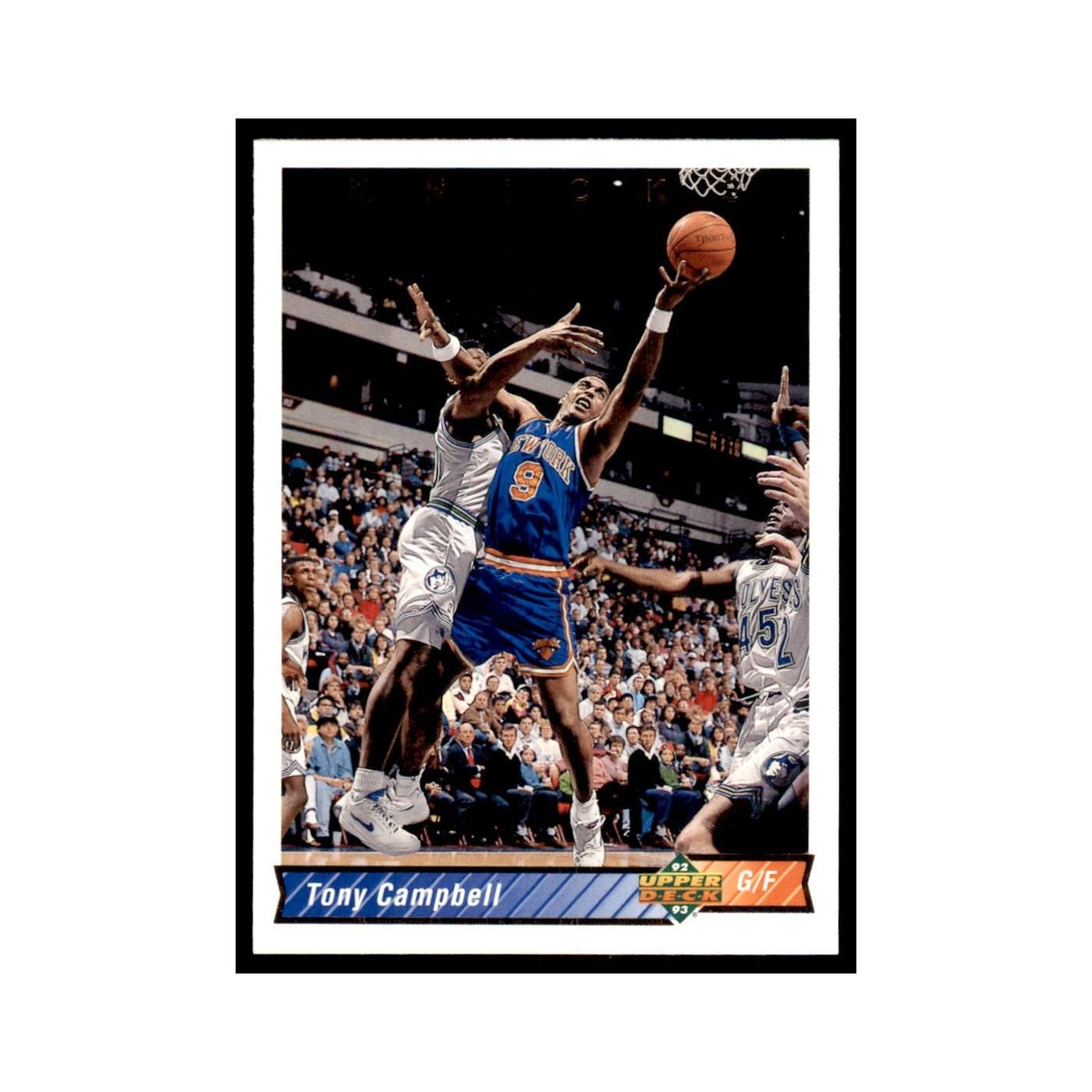 1992 Upper Deck Tony Campbell Basketball Cards #392