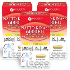 Fine Japan Nattokinase 6000FU Dietary Supplem...