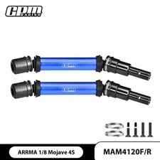 GPM Carbon Steel Aluminium Front/Rear CVD Drive Shaft For ARRMA 1/8 Mojave 4S