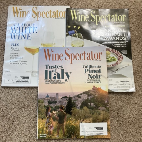 WEINZUSCHAUER MAGAZIN Lot von 3 Ausgaben Jul, Aug, Sep 2025 für Sammler