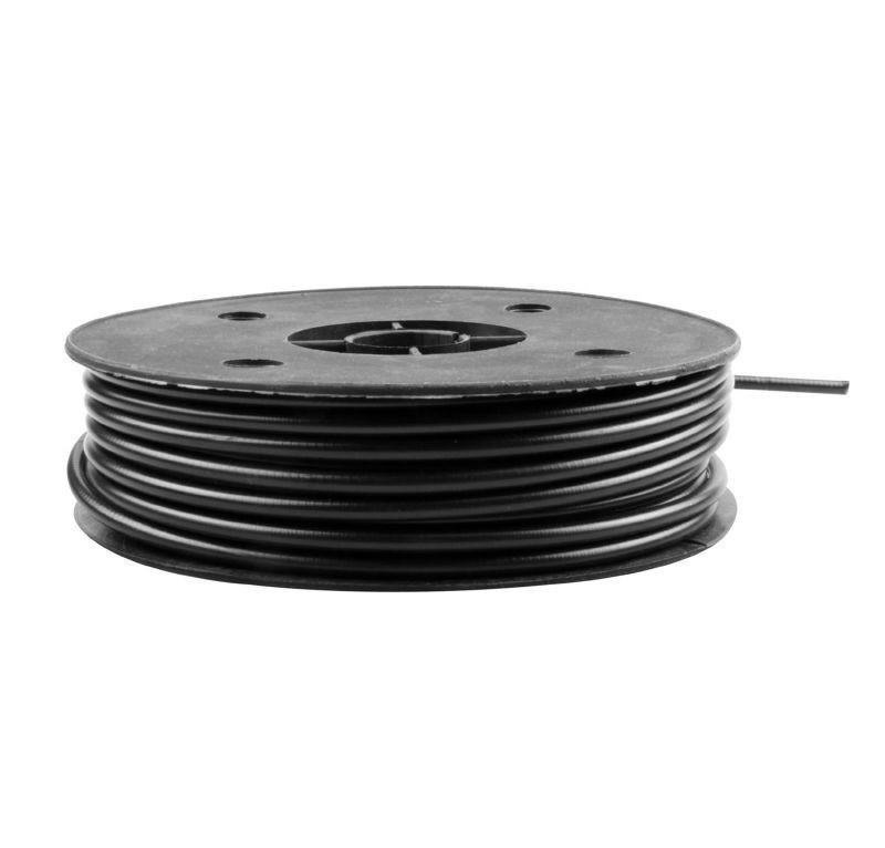 Gaine universelle velox fil plat 25-10 noir de 25m pour câblage discret