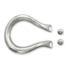 Tiffany & Co. Elsa Peretti Sterling Silver Equestrian Belt Buckle & Fasteners