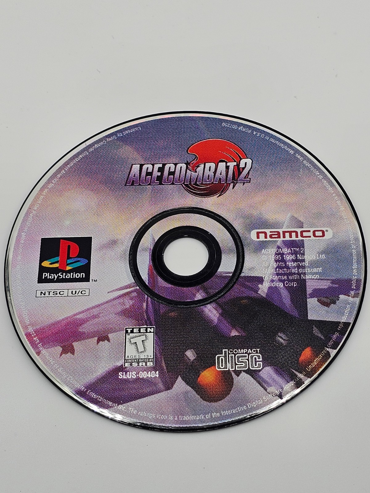Sony Playstation 1 PS1 Ace Combat 2 Disc Only Tested