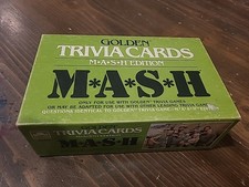 Golden Trivia Cards M A S H Edition 1984