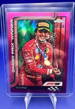 2025 Topps Chrome Formula 1 Carlos Sainz #112 Pink Refractor 79/250 F1 Driver