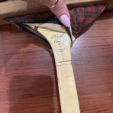 VINTAGE Spalding Pancho Gonzales Wooden Tennis Racket Racquet W/ Press - Rare OG