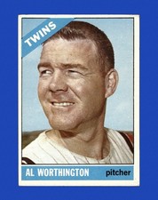 1966 Topps Set-Break #181 Al Worthington EX-EXMINT *GMCARDS*