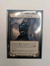 LP FAB Arcanite Skullcap - 1st Edition Lightly Played Everfest Flesh and Blood