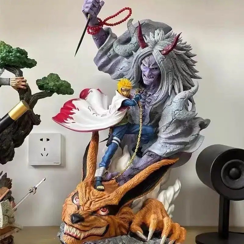 Figura de acción de anime Naruto Namikaze Minato Naruto Estatua Yondaime Hokage Anime...