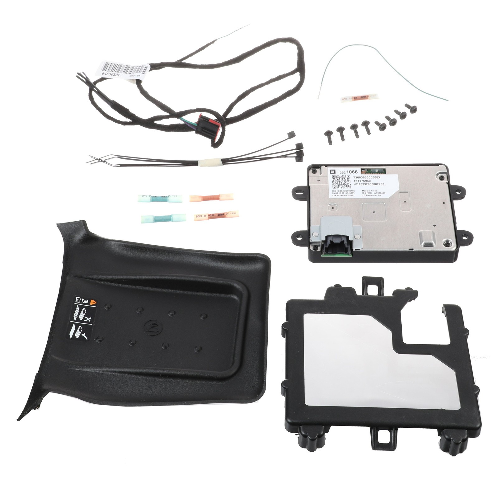 Sistema de carga inalámbrica para GMC Acadia 2017-2019 (N/P 84630330)