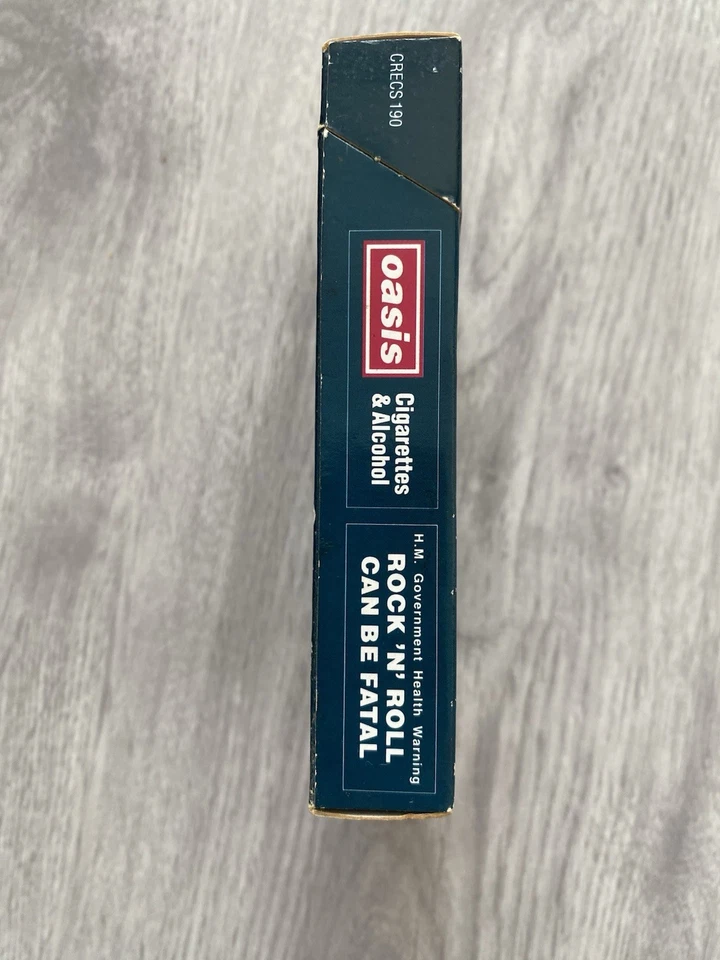 Oasis CIGARETTES & ALCOHOL Cassette  LTD EDITION CIGARETTE PACKET 1994 - Image 3 of 4