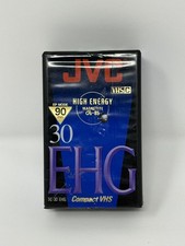 JVC TC-30 EHG Compact VHS-C High Energy Cassette Blank Tape NTSC SP 30 Min EP 90