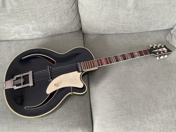 Rare Vintage Gustav Glassl Hopf Spezial Archtop Jazz Guitar Jazzgitarre 50s
