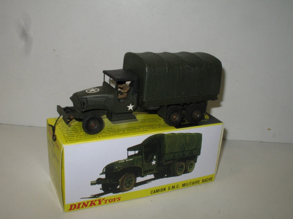 Dinky Toys 823 – GMC Citerne Militaire Avec Conducteur – Version N2 – 1:43 – Métal