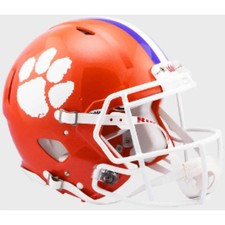 Clemson Tigers Full Size Authentic Speed Football Helmet- NCAA.