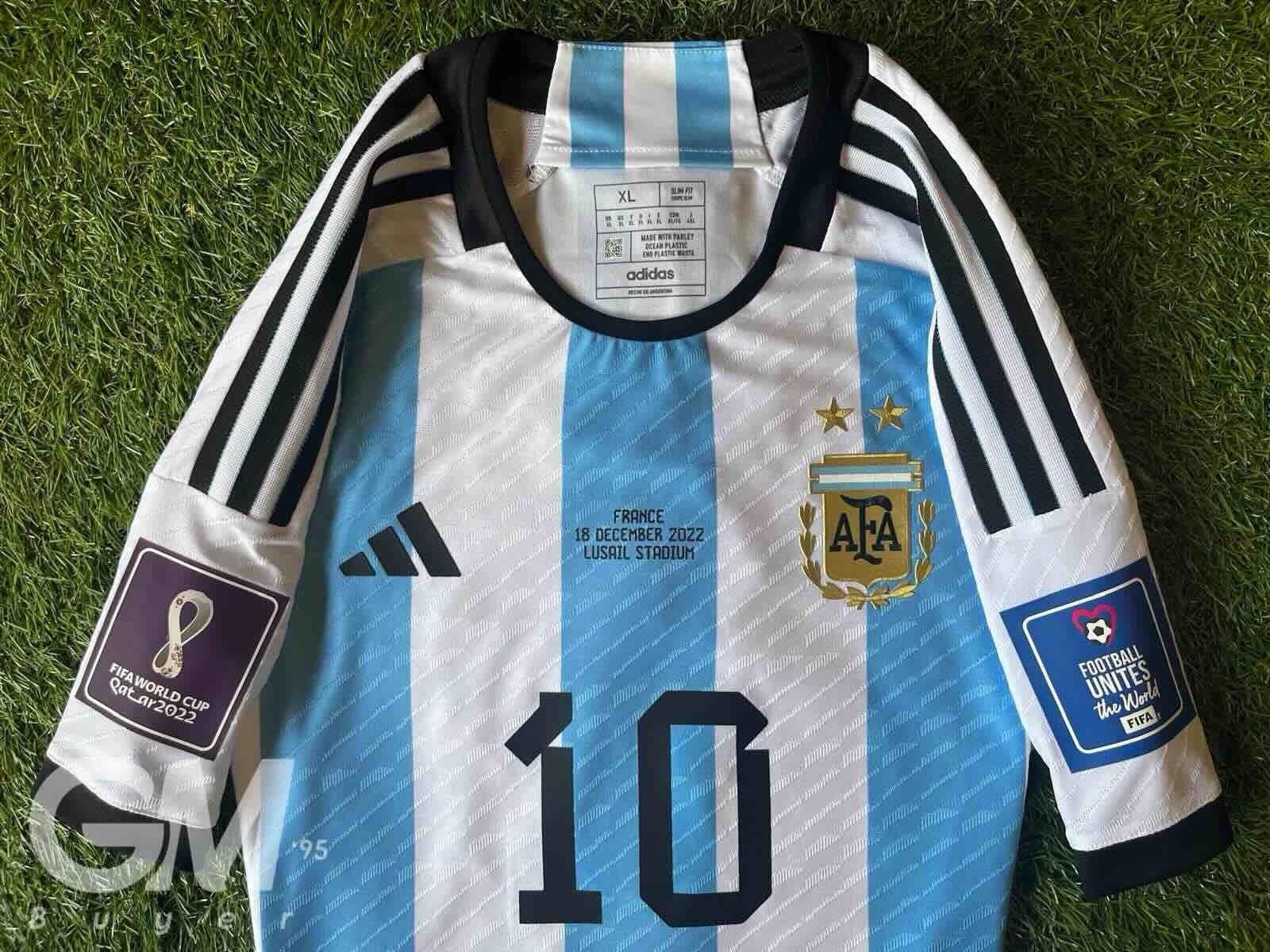 Adidas Authentic Player Argentina Final World Cup France Messi