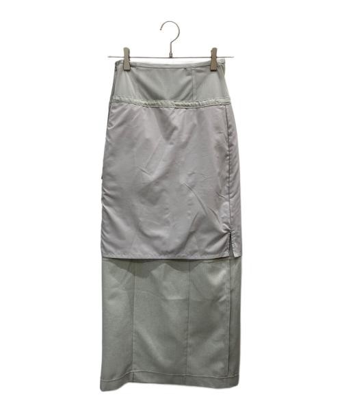 Ameri Gray Polyester Tuck Pencil Corset Skirt Siz… - image 4