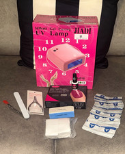 JIADI JD-818 36W Gel Curing UV Lamp Nail Dryer Pink/White w/ Nail Care Set