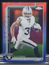 2025 Topps Chrome 182 Raheem Mostert Red White and Blue