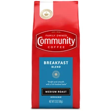 Community Coffee Breakfast Blend Medium Roast Ground 12 oz Gable Top