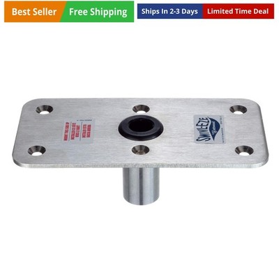 Lock'n-Pin 3/4'' Boat Seat Post Base Stainless SteelPlated, Non-Threaded Lock'...