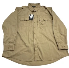 New Propper Men's 3XL Long Sleeve Tactical Shirt Teflon Tan