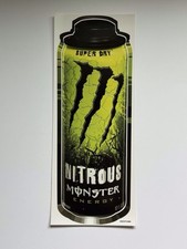 Monster Energy Large Approx 11  Super Dry Nitrous Can Decal Sticker
