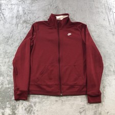 Nike Sportswear Track Jacket Kids XL 16-18 Red Full Zip Stand Collar 360506-677