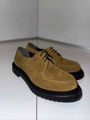 Adieu Paris Mens Caramel Suede Type 124 Sz 41 equivalent To 8-8.5 US Never Worn