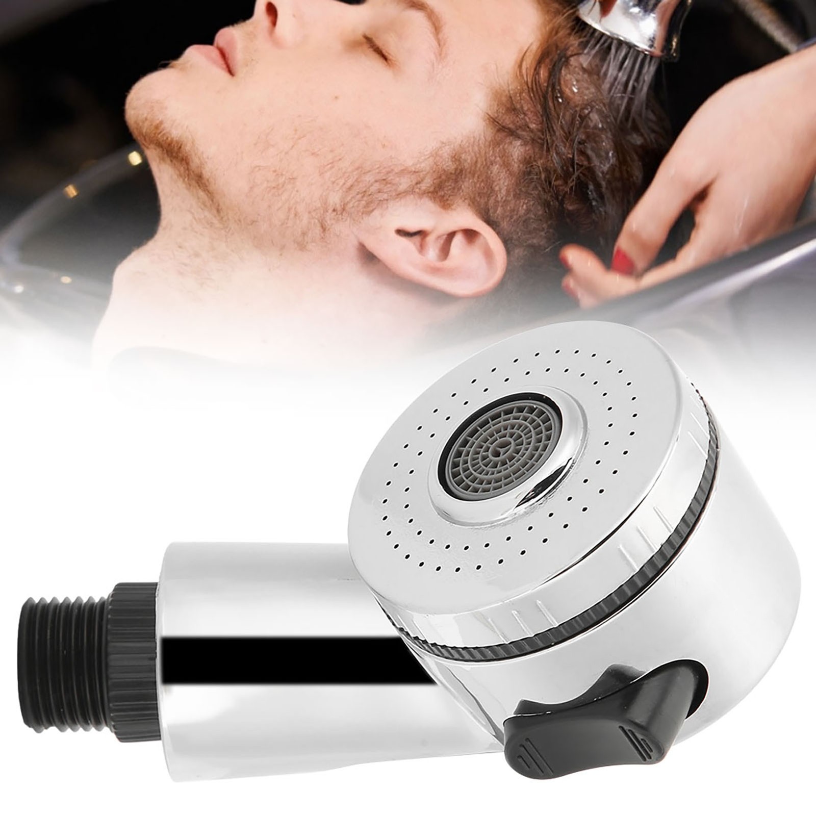 (Side Switch Type)Shampoo Bed Chair Shower Head Hair Salon Shampoo Adapter S LW
