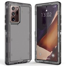 For Samsung Galaxy Note 20 Ultra 5G Case Shockproof Hard Phone Cover Clear/Black