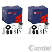2X Autofren Bremssattel RAPARATUR-SATZ Hinten Passend FüR Alfa Romeo Mito Audi