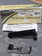 Weaver 306 Scope Base for Ruger MkI/MkII 48641 NOS