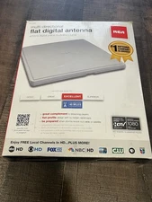 RCA Multi-Directional Flat Digital Antenna for 1080 HDTV ANT1400 White