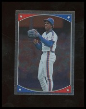 1987 O-Pee-Chee Stickers #163 Dwight Gooden All-Star Foil Baseball Card