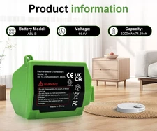 NEW ABL-B Battery 5200mAh For iRobot Roomba S9 S9+ S9550 9550 Robot Vacuum FAST