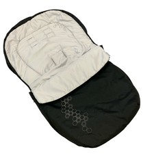 Mamas & Papas Black Footmuff Foot Muff Cosytoes Grey lining