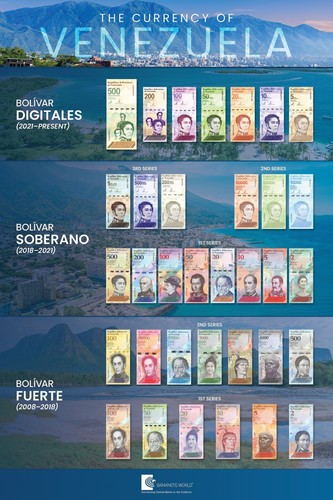Venezuela 5 Bolivar Fuerte, 2011, P-89d, UNC X 100 PZ confezione bundle - Foto 4 di 4
